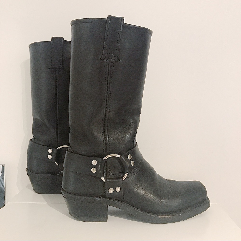 Frye Tall Motorcycle Boots